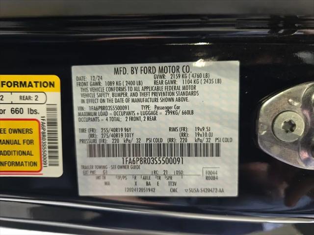 2025 Ford Mustang Dark Horse Fastback