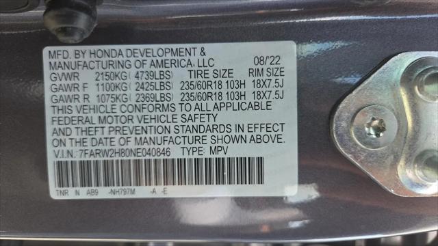 2022 Honda CR-V AWD EX-L