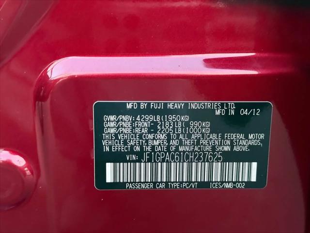 2012 Subaru Impreza 2.0i Premium