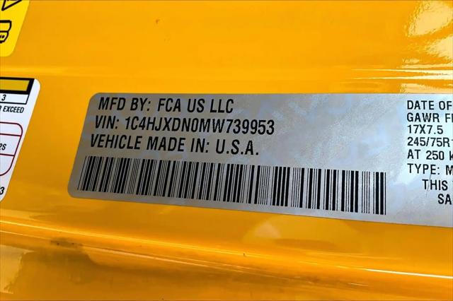 2021 Jeep Wrangler Islander 4x4
