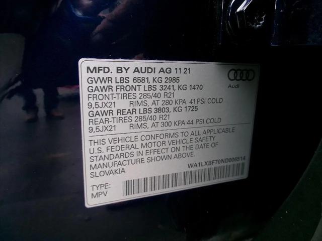 2022 Audi Q7 Premium Plus 55 TFSI quattro Tiptronic