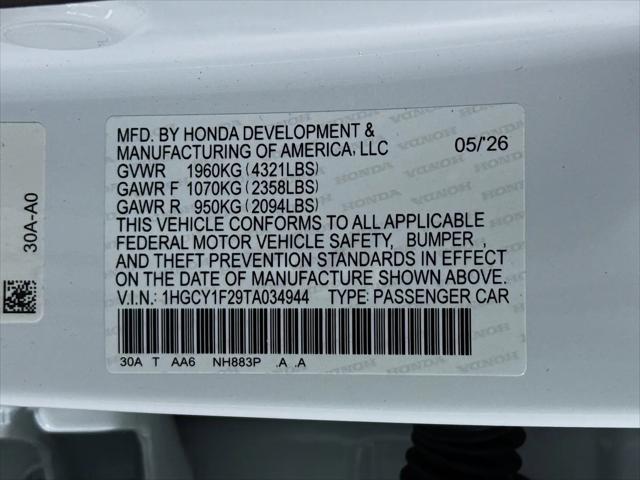 2026 Honda Accord Sedan LX