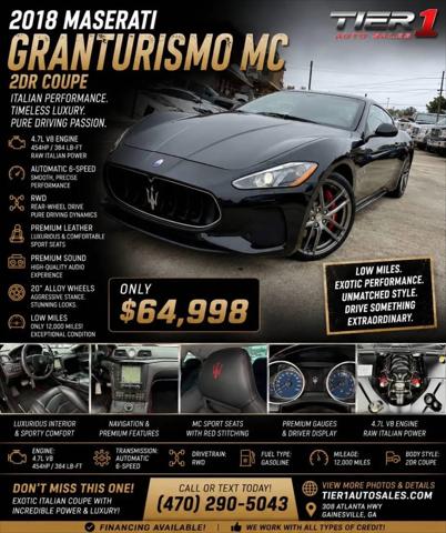 2018 Maserati GranTurismo MC for sale in Gainesville, GA