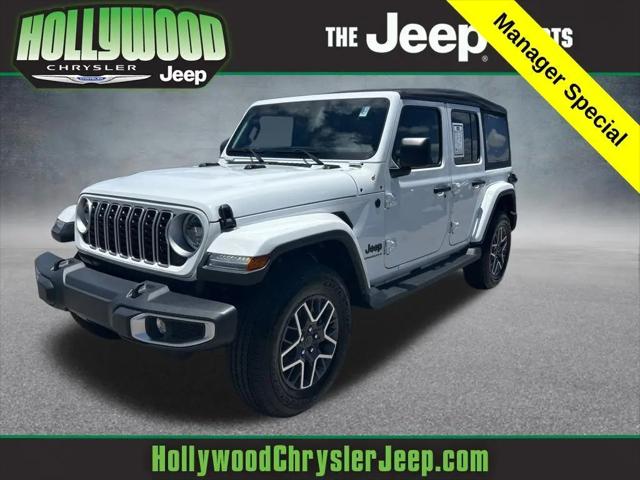 2025 Jeep Wrangler 4-Door Sahara 4x4 for sale in Hollywood, FL