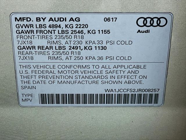 2018 Audi Q3 2.0T Premium