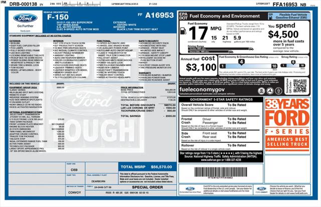 2015 Ford F-150 LARIAT