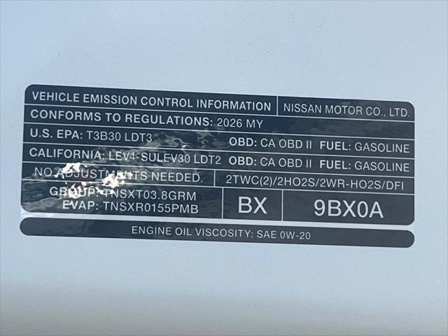 2026 Nissan Frontier Crew Cab PRO-4X 4x4