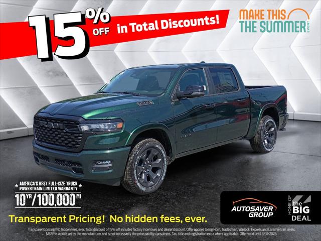 2026 Ram 1500 Big Horn Crew Cab 4x4 5'7" Box for sale in Littleton, NH