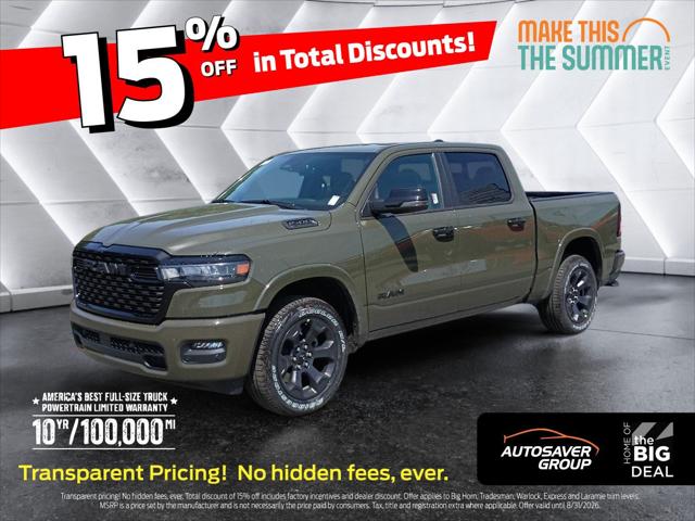 2026 Ram 1500 Big Horn Crew Cab 4x4 5'7" Box for sale in Littleton, NH