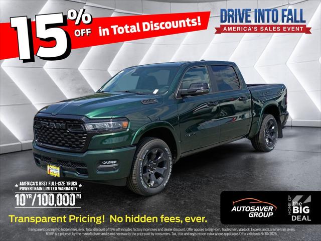 2026 Ram 1500 Big Horn Crew Cab 4x4 57 Box for sale in Littleton, NH