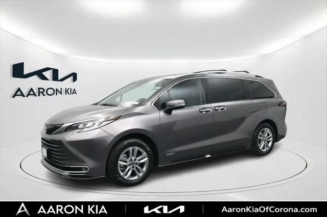 2021 Toyota Sienna Limited for sale in Corona, CA