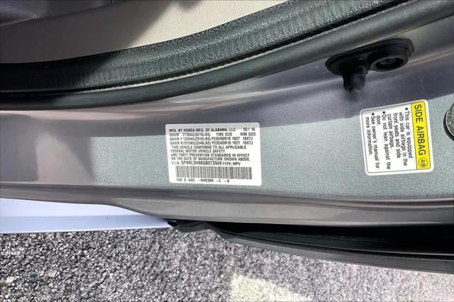 2016 Honda Odyssey Touring
