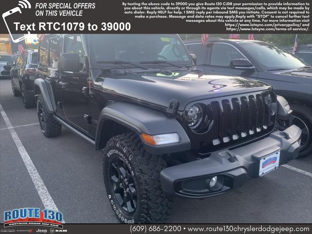 2021 Jeep Wrangler Unlimited Willys 4x4 2021 Jeep Wrangler Unlimited Willys 4x4