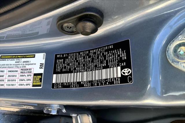 2022 Toyota Corolla LE