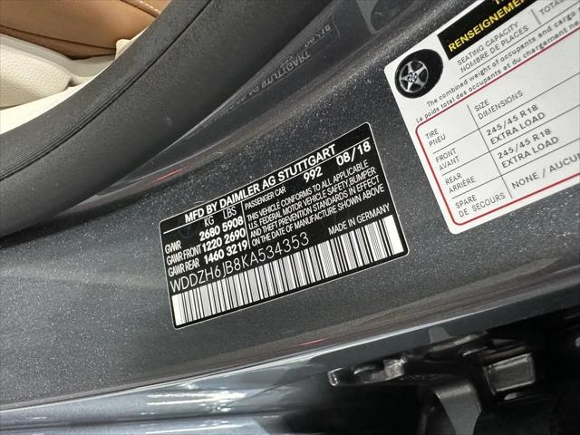 2019 Mercedes-Benz E-Class E 450