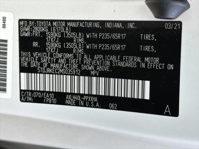 2021 Toyota Sienna XLE