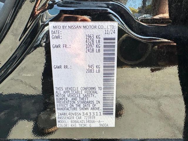 2025 Nissan Altima SV FWD