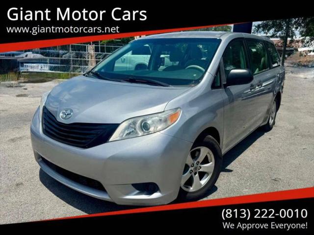 2012 Toyota Sienna Base V6 7 Passenger for sale in Tampa, FL