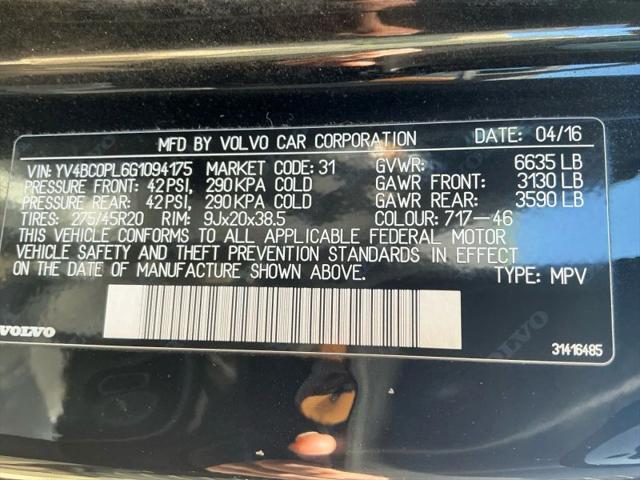 2016 Volvo XC90 Hybrid T8 Inscription