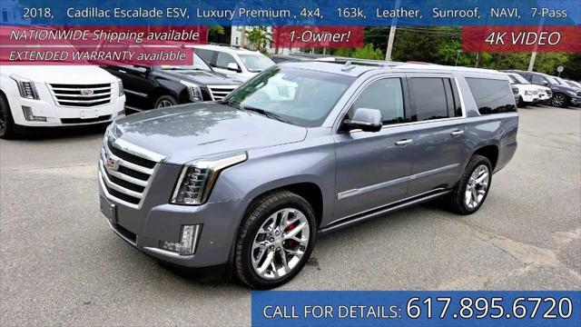 2018 Cadillac Escalade ESV Premium Luxury for sale in Stow, MA