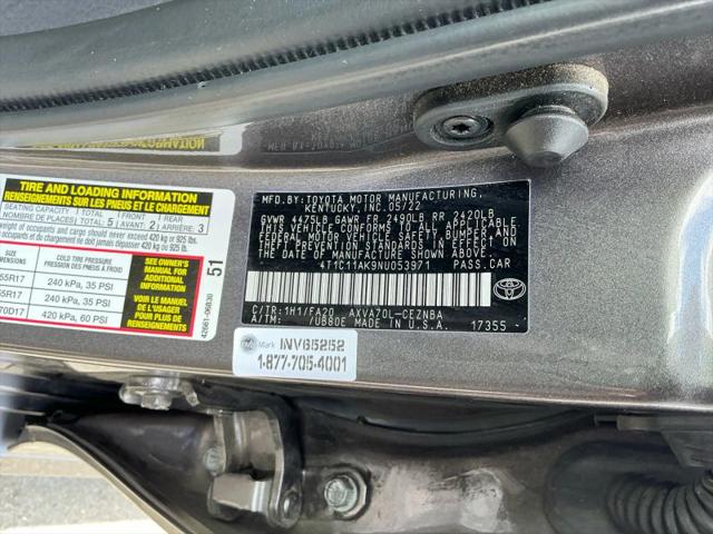 2022 Toyota Camry LE