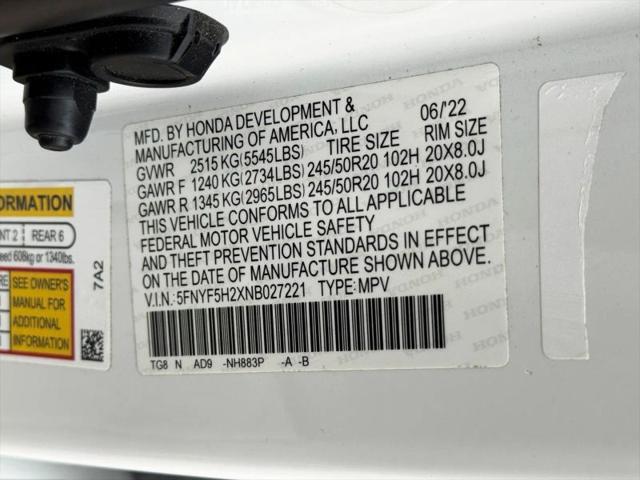 2022 Honda Pilot 2WD Special Edition