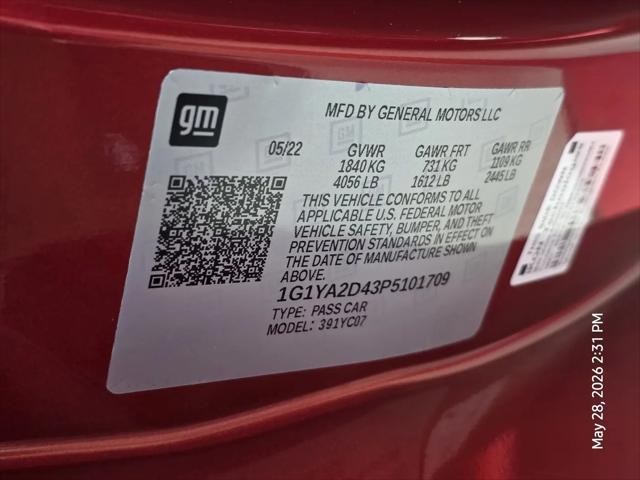 2023 Chevrolet Corvette Stingray RWD Coupe 1LT
