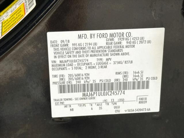 2018 Ford EcoSport SE