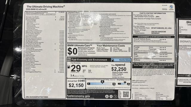 2026 BMW X3 30 xDrive
