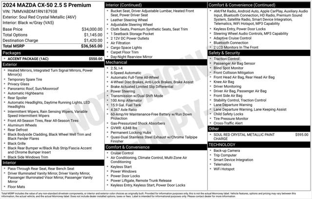 2024 Mazda CX-50 2.5 S Premium
