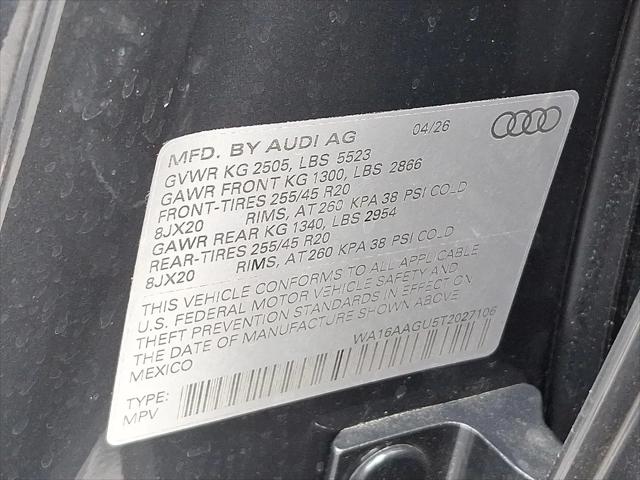2026 Audi Q5 Prestige TFSI quattro S tronic