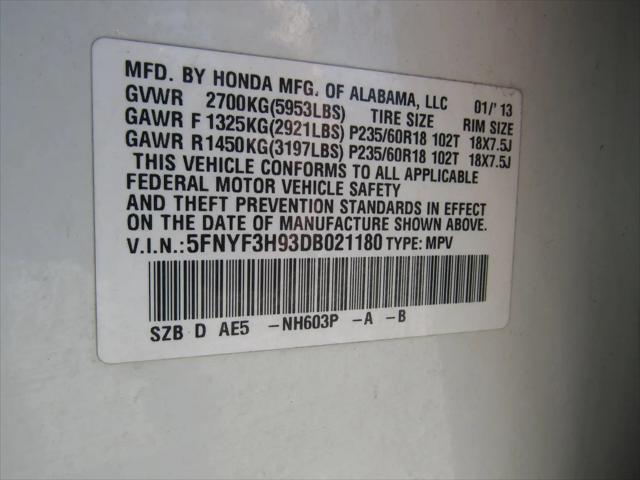 2013 Honda Pilot Touring