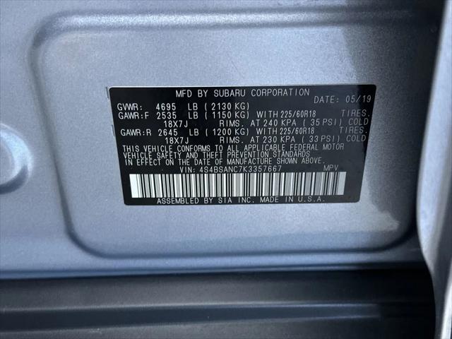 2019 Subaru Outback 2.5i Limited