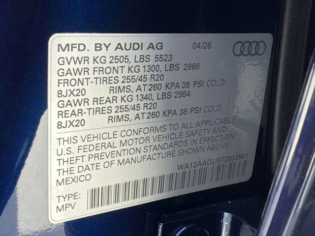 2026 Audi Q5 Premium Plus TFSI quattro S tronic
