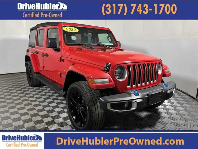 2022 Jeep Wrangler 4xe Unlimited Sahara 4x4 for sale in Greenwood, IN