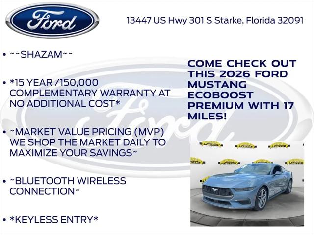 2026 Ford Mustang EcoBoost Premium Fastback