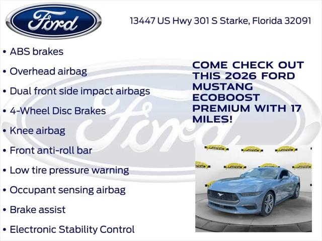 2026 Ford Mustang EcoBoost Premium Fastback