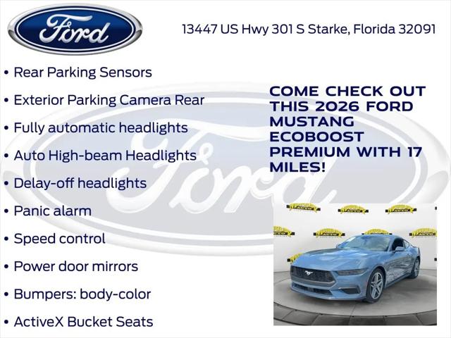2026 Ford Mustang EcoBoost Premium Fastback