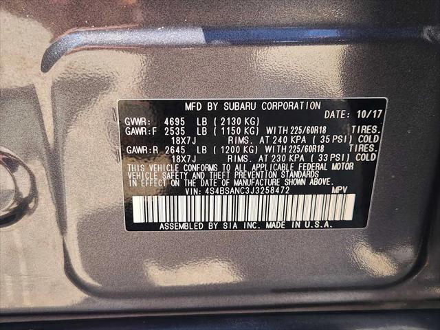 2018 Subaru Outback 2.5i Limited