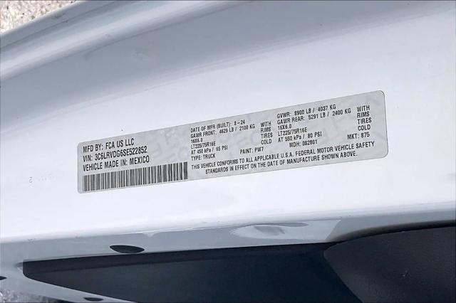 2025 Ram ProMaster 2500 Cargo Van Tradesman High Roof 159" WB w/Pass Seat