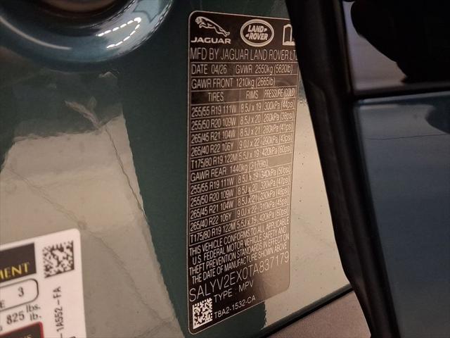 2026 Land Rover Range Rover Velar Belgravia Edition