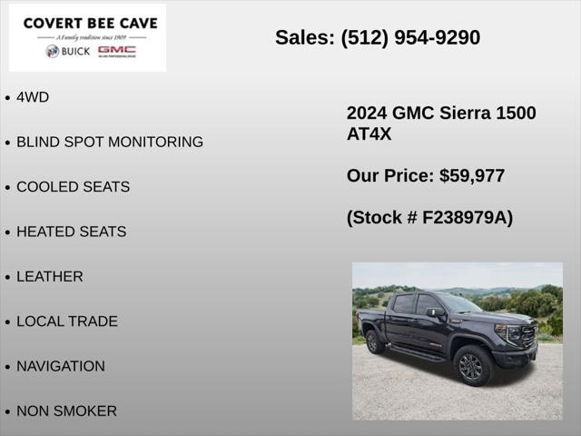 2024 GMC Sierra 1500 4WD Crew Cab Short Box AT4X