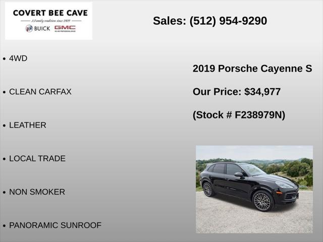 2019 Porsche Cayenne S