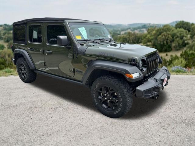 2022 Jeep Wrangler Unlimited Willys 4x4 for sale in Austin, TX