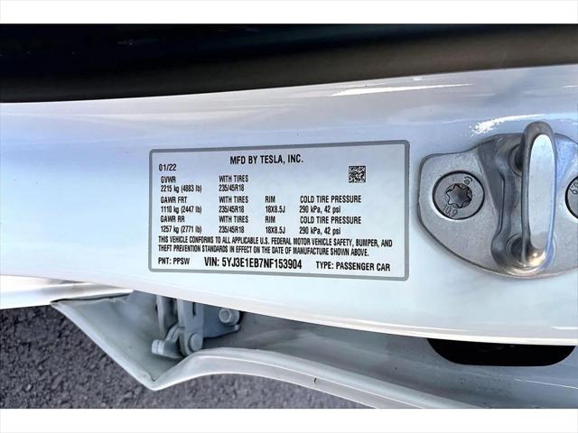 2022 Tesla Model 3 Long Range Dual Motor All-Wheel Drive