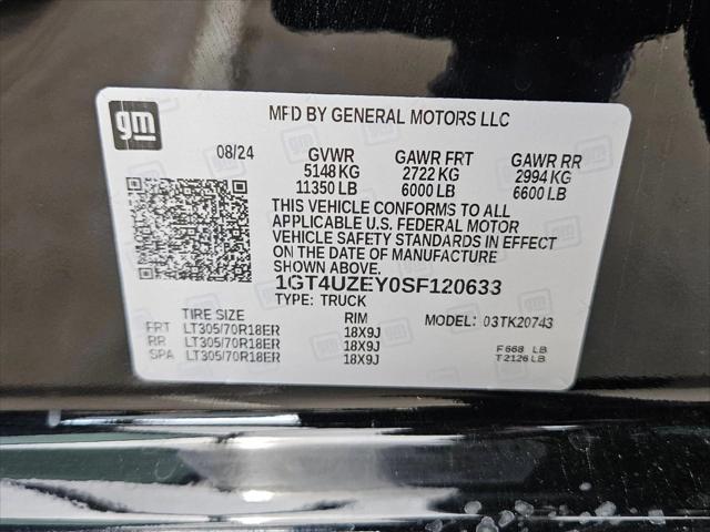 2025 GMC Sierra 2500HD 4WD Crew Cab Standard Bed AT4X