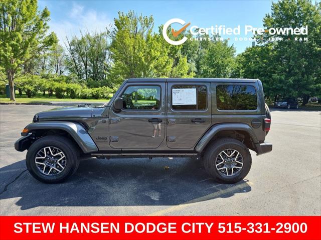 2025 Jeep Wrangler 4-Door Sahara 4x4 for sale in Urbandale, IA