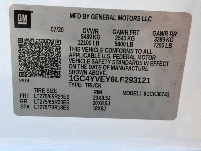 2020 Chevrolet Silverado 3500HD 4WD Crew Cab Standard Bed High Country