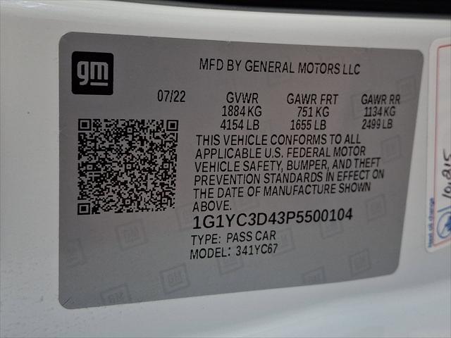 2023 Chevrolet Corvette Stingray RWD Convertible 3LT