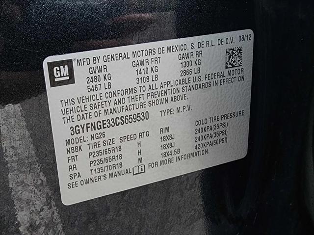 2012 Cadillac SRX Standard